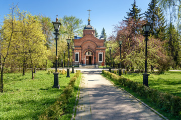Chapel of Saint Blessed Grand Prince Alexander Nevsky in Yekaterinburg. Russia