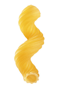 Amorini pasta isolated on white background. Raw.