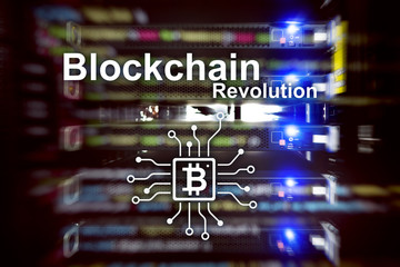 Obraz premium Blockchain revolution, innovation technology in modern business.?