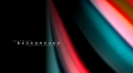 Blur color wave lines abstract background