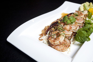 yum herb shrim seafood 