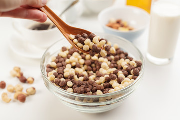 Bowl of healthy muesli