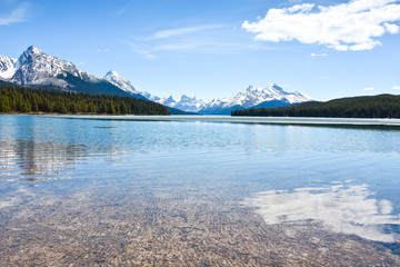 See mit blauem Himmel