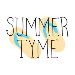 Summer Cartoon Lettering