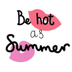 Summer Cartoon Lettering