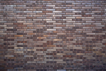 Texture background image of various colors brick wall