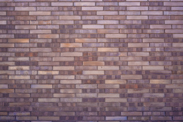 Texture background image of various colors brick wall