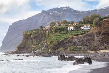 Madeiras wild north coast, Portugal