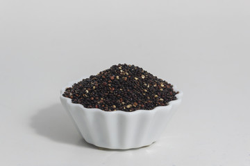 Fototapeta na wymiar Quinua negra - Quinoa negra