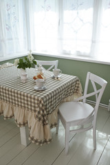 Breakfast table summer tablecloth 