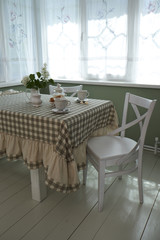Breakfast table summer tablecloth 