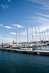 Fototapeta premium Barche a vela - Palermo