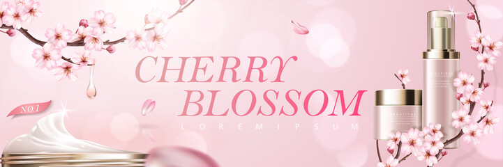 Cherry blossom skin care products