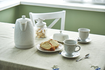 Breakfast table summer tablecloth 