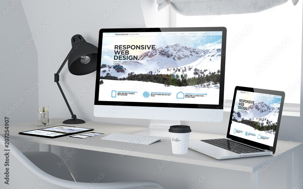 Poster workroom cool responsive web design