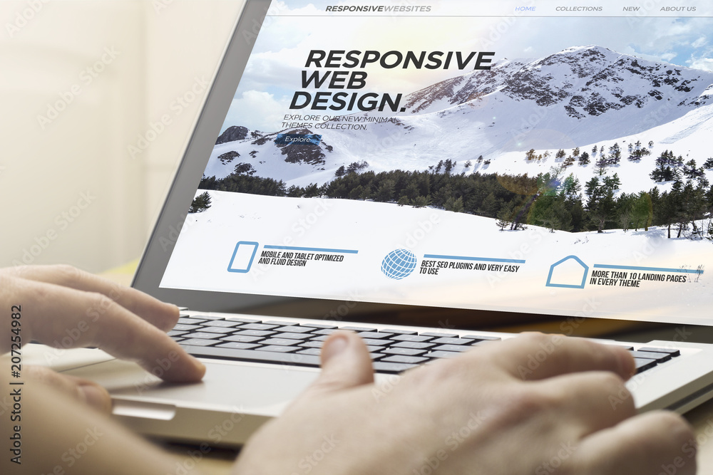 Poster home computing responsive web design