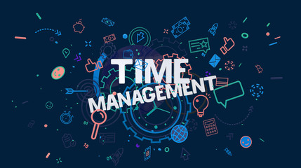 Fototapeta premium Time management concept