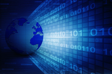 3d illustration Network community concept . Mixed media