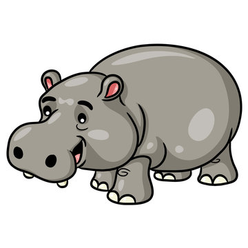 Hippo Cartoon Cute
Illustration of cute cartoon hippo.