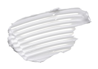 White ?reamy texture isolated on white