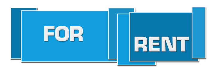 For Rent Blue Square Boxes 