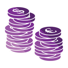 Stack of coins  icon