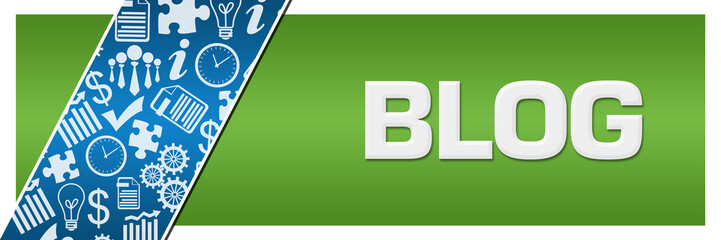 Blog  Blue Business Element Green Left Side 