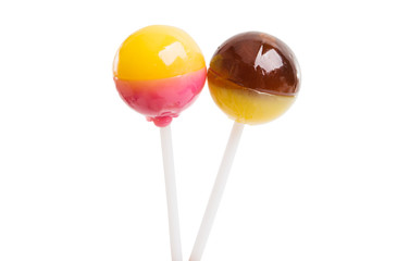 lollipop on stick isolated