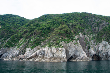 蘇洞門めぐりでみた奇岩