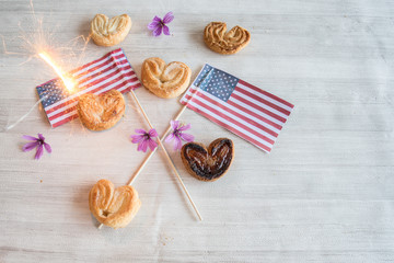 postres de fiestas, 4 de julio