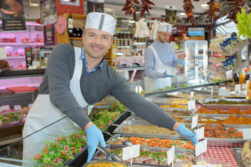 Portrait of male caterer