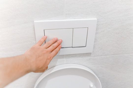 Как снять кнопку унитаза с стены Toilet Water Flush Изображения: просматривайте стоковые фотографии, векторные из