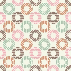 Foto op Canvas Polka dot seamless pattern. The texture of the strips and dots. Geometric background. Scribble texture. Тextile rapport.  © lazininamarina