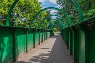 metal footbridge