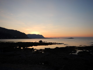 Fototapeta premium Tramonto a Punta Barcarello