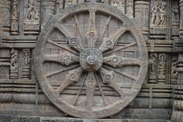 Wheel of Konark Temple