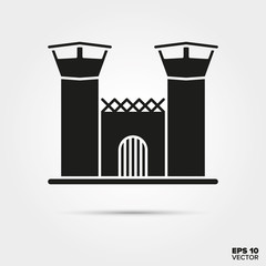 Prison vector icon