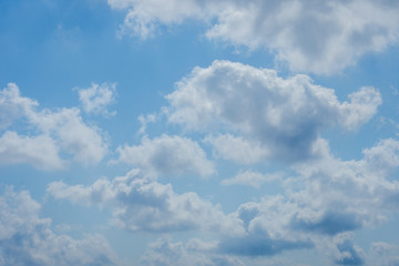 Clouds against blue sky