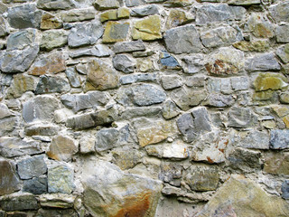Monastery stone wall