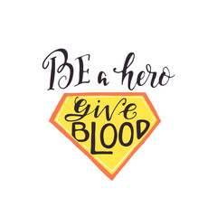 Charity lettering poster