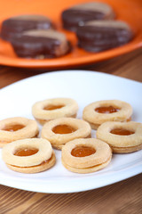 Cookies of El Fitr Islamic Feast - Biscuits with jam for iftar in Eid fitri