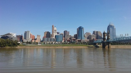 Fototapeta na wymiar Cincinnati skyline