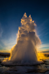 Geyser Strokkur, Golden Circle, Iceland