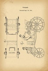 1804 Patent Velocipede Bicycle history invention