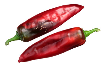 Ripening red hatch chile