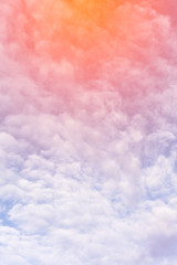 sun and cloud background with a pastel colored

