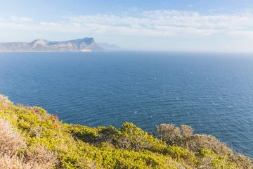 Fotobehang View of False Bay from Cape Point in Cape Town © bradleyvdw