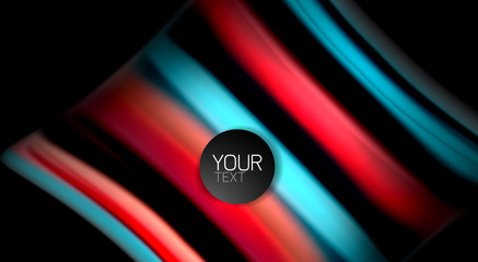 Blur color wave lines abstract background