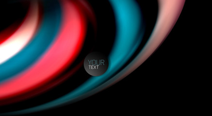 Blur color wave lines abstract background