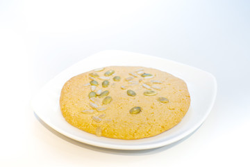 biscuit cookies on the background